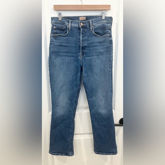 MOTHER Jeans The Tripper Ankle Button Fly High Rise Med Wash 31 Healing Jar - Picture 1 of 13